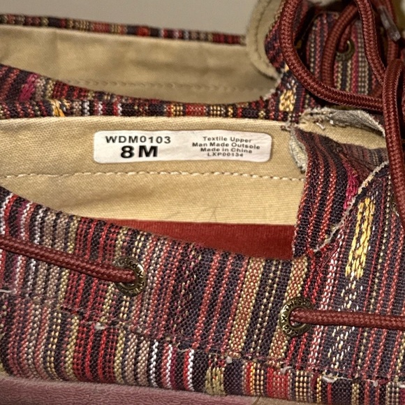 Twisted X Boots Hipster Textile Boat Shoe Non Slip Women’s 8 Driving Moccasin - Picture 3 of 7